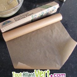 Lot de 2 rouleaux de papier cuisson écologique non blanchi 