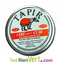Cire impermabilisante pour le cuir Tapir 85ml
