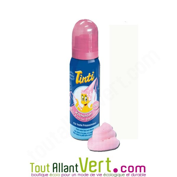 Savon spray mousse de bain pour peau et cheveux enfant, rose, 75 ml achat  vente écologique - Acheter sur
