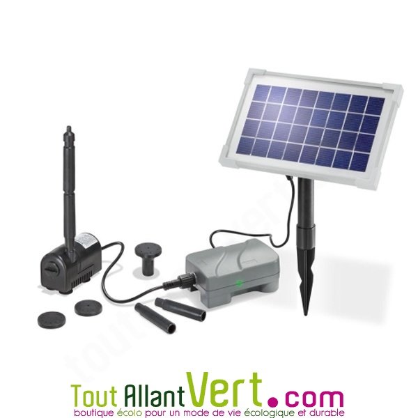 Pompe solaire Rimini Plus pour bassin 3.5W avec batterie achat vente  écologique - Acheter sur