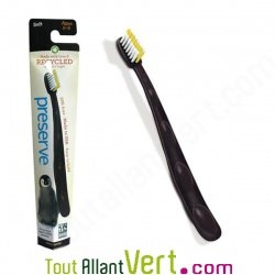 Brosse  dent nylon et recycl pour enfant Noir