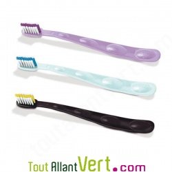 Brosse  dent nylon et recycl pour enfant Noir