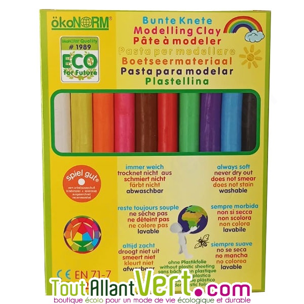 Crayon de couleur pour textiles, 8 couleurs, Toys Pure achat vente  écologique - Acheter sur