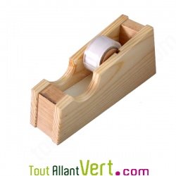 Dvidoir lourd en bois pour ruban adhsif et pieds caoutchouc anti-drapant