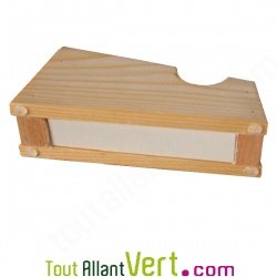 Dvidoir lourd en bois pour ruban adhsif et pieds caoutchouc anti-drapant