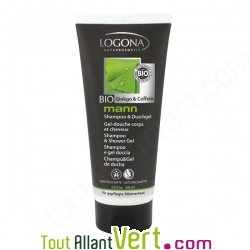 Gel-douche corps et cheveux bio Mann Logona 200ml