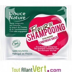 Shampoing solide, cheveux secs, Douce Nature