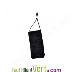 Etui eWall  onde chanvre noir