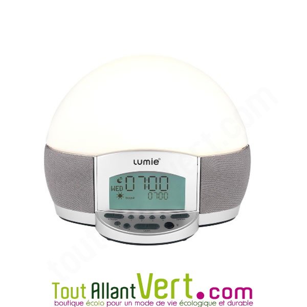Lumie 300 - simulateur d'aube pour le réveil et le coucher avec MP3, radio