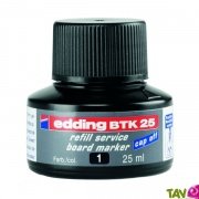 Recharge d'encre noir pour marqueurs effaçables noir Edding 28, BTK25