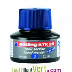Recharge d\'encre bleu pour marqueurs effaçables bleu Edding 28, BTK25