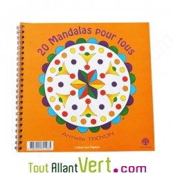 Coloriage Mandala pour tous en papier recycl
