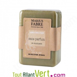 Savonnette de Marseille sans parfum à l\'huile d\'olive, Marius Fabre, 250g