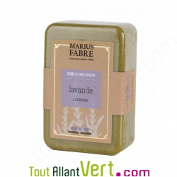 Savonnette de Marseille Lavande et huile d\'olive, Marius Fabre, 250g