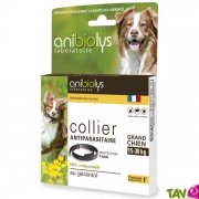 Collier anti-puces, anti-tiques naturel pour grand chien 15-30 kg