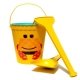 Set de plage cologique Crabe (pelle, rateau, seau, tamis), 2 ans+