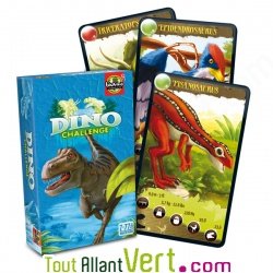 Jeu de bataille sur les dinosaures Volume 1 Bleu, 7 ans+