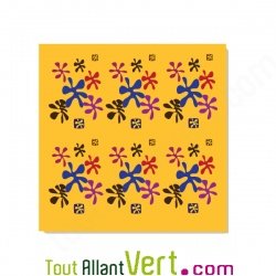 Sac japonais Furoshiki motif Jaune Matisse