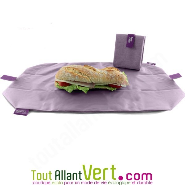 Sac à sandwich format baguette en tissu réutilisable et lavable - Un grand  marché