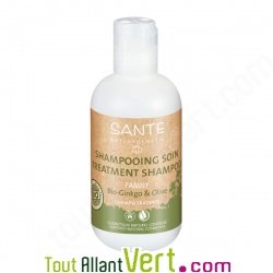 Shampooing bio soin 200ml format de voyage Sante Ginkgo et Olive