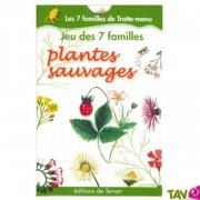 Jeu de 7 familles Plantes sauvages, initiation botanique, 6 ans+