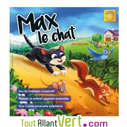 Jeu coopératif Max Le Chat, évitons ensemble le chat, dès 4 ans