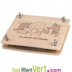 Presse  feuilles et fleurs en bois, Moulin Roty