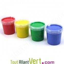Peinture aux doigts écologique - 4 couleurs