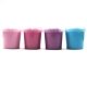 Peinture aux doigts cologique - Rose, Rose fonc, Mauve et Turquoise