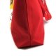 Sac cabas coton biologique Girafe Rouge, ferm par aimant, 43x32 cm