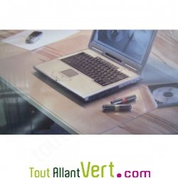 Sous-main en plastique recycl transparent 70x50 cm