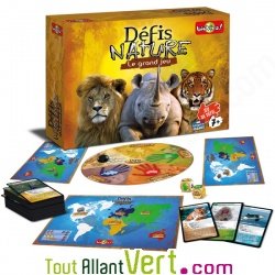 Le Grand jeu Défis Nature : les animaux du monde, 7 ans+