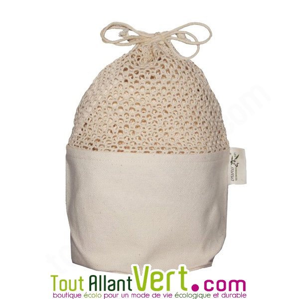 Coton lavable tissu BIO « Oiseau » pour démaquillage ou bébé, Handmade in  France
