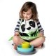 Coffret Assiette, Bol et Verre + Serviette pour enfant, Bambou et Coton Bio