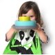 Coffret Assiette, Bol et Verre + Serviette pour enfant, Bambou et Coton Bio