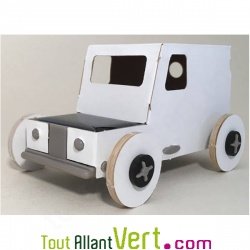 Autogami, Petite voiture solaire en carton  monter