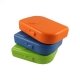 Lunchbox orange rigide écologique sans plastique ni bisphénol A