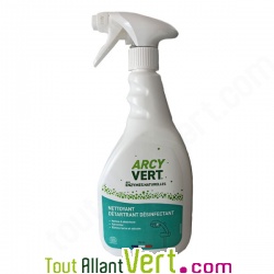 Spray Détartrant désinfectant aux enzymes naturelles, 750ml, Arcy Vert
