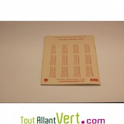 Cahier écolier recyclé A4, 96p petits carreaux, Flamant rose