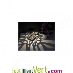 Lanterne solaire décorative pour table ou à planter, 10cm