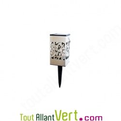 Lanterne solaire décorative pour table ou à planter, 10cm
