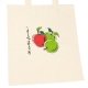 Tote bags, sacs en coton bio imprimés fruits ou légumes, 5 modèles, Ah table!