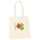 Tote bags, sac en coton bio illustr de pommes oh les bios fruits!, Ah table!