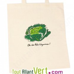 Tote bags, sac en coton bio Chou oh les bios lgumes!