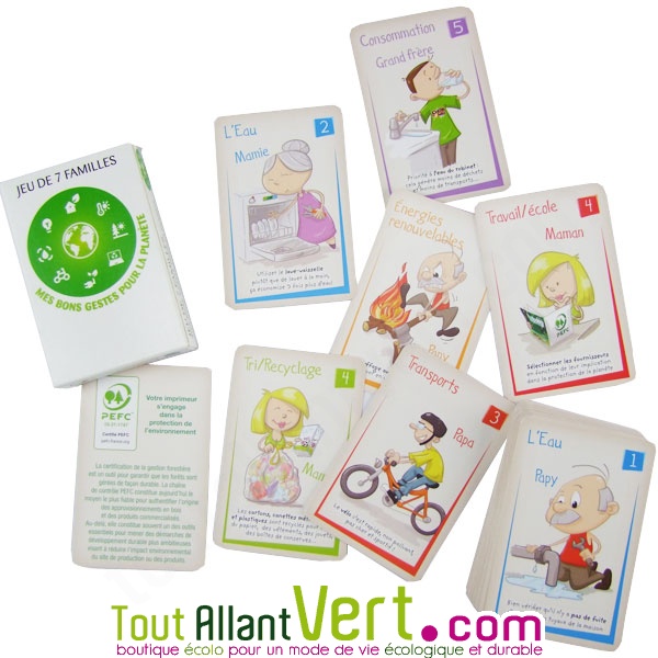 JEU DE 7 FAMILLES - ECO FORMAT