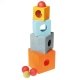 Boite empilable quilibriste et ses 4 boules en bois, 1 an +