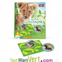 Jeu Loto Animo Disney Nature, 3 ans +, 1-5 joueurs, Bioviva