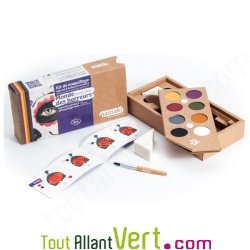 Kit de maquillage bio pour enfants 8 couleurs Monde des horreurs, Namaki