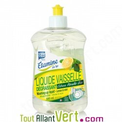Liquide Vaisselle à la main écologique Citron Menthe bio 500ml