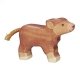 Petite Vache Highland en bois, jouet figurine Holztiger de 7,2 cm